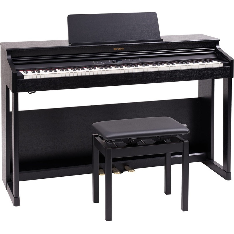 Roland RP701-CB 88-Key Digital Piano w/ Bench, Black