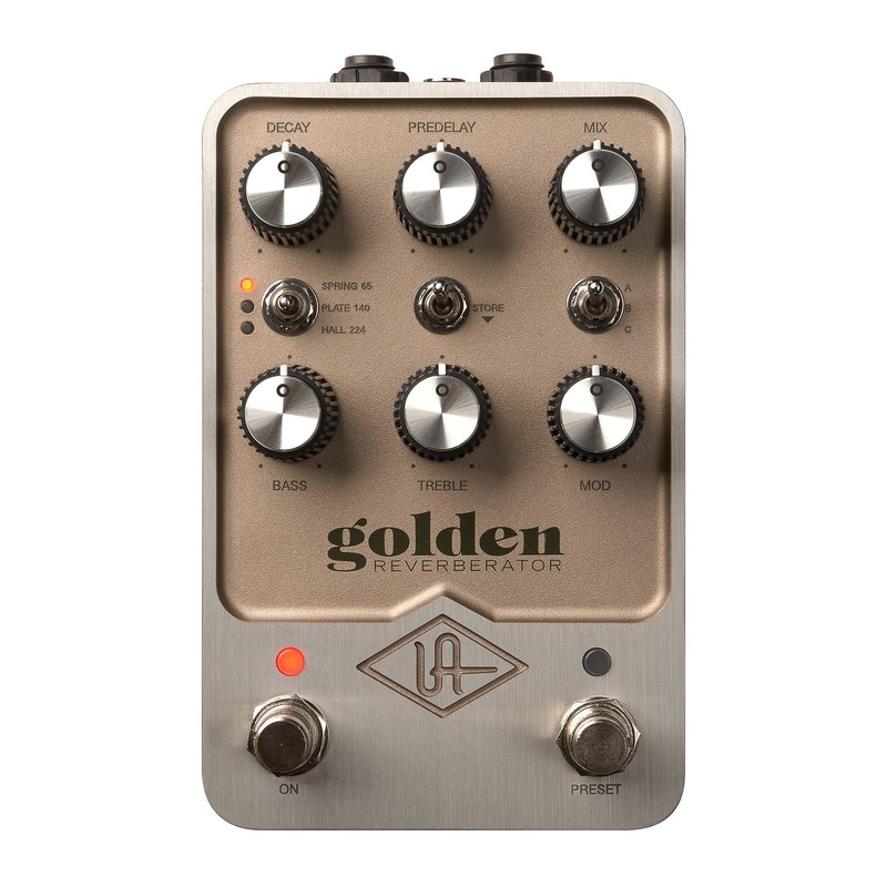 Universal Audio UAFX Golden Reverberator Effect Pedal