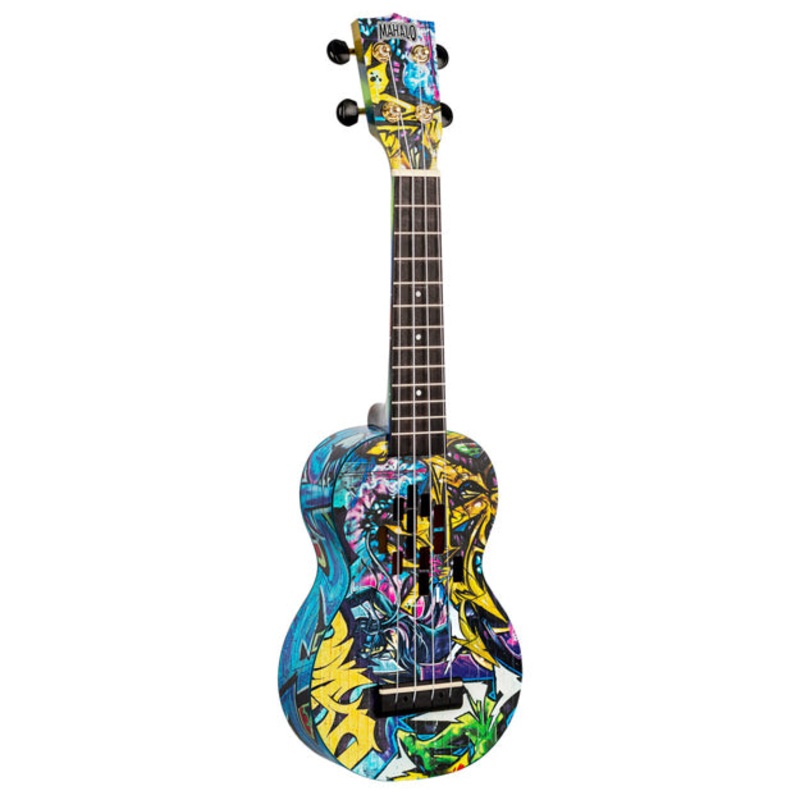 Mahalo Soprano Uke Grafiti MA1GR w/Bag