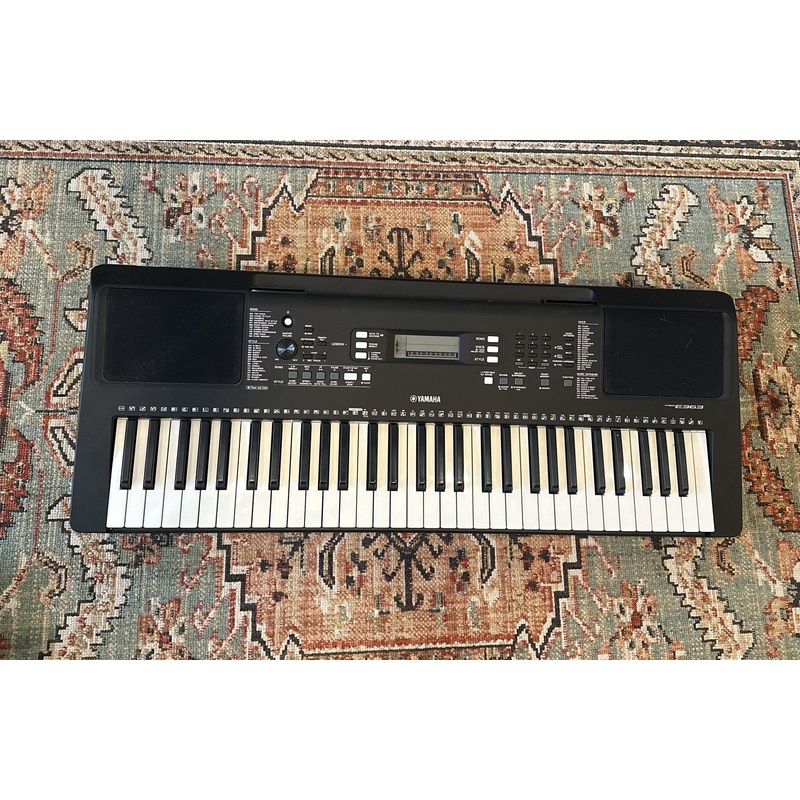 Yamaha PSR-E363 61-Key Portable Keyboard + Power Adapter  Used