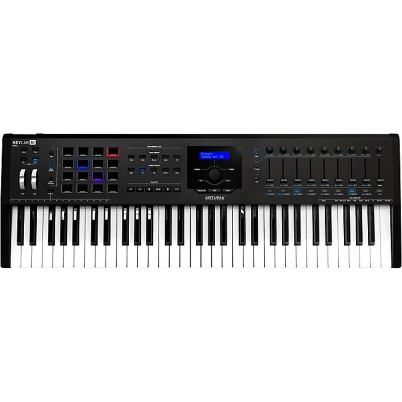 Arturia KEYLAB61MKII-BK 61-Key KeyLab Keyboard Controller MK II, Black