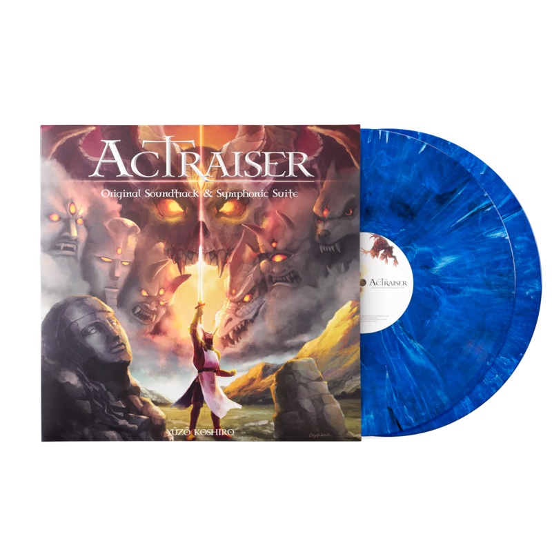 ActRaiser (Original Soundtrack & Symphonic Suite) - New Japan BGM Philharmonic Orchestra (2xLP Vinyl Record)