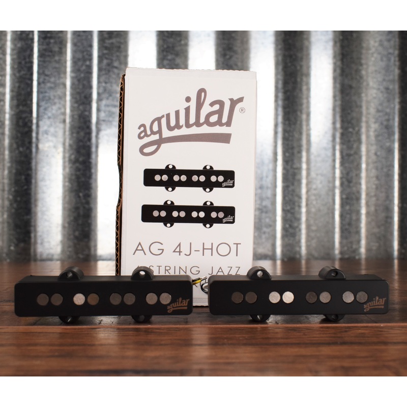 Aguilar AG 4J-HOT Set 4 String Jazz Bass Bridge Neck Pickup Set Black