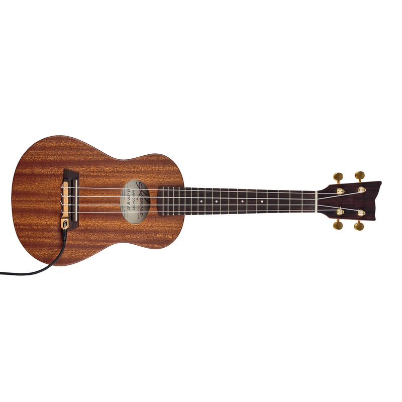 Kremona Mari Concert Ukulele w/KNA Pickup and HSC