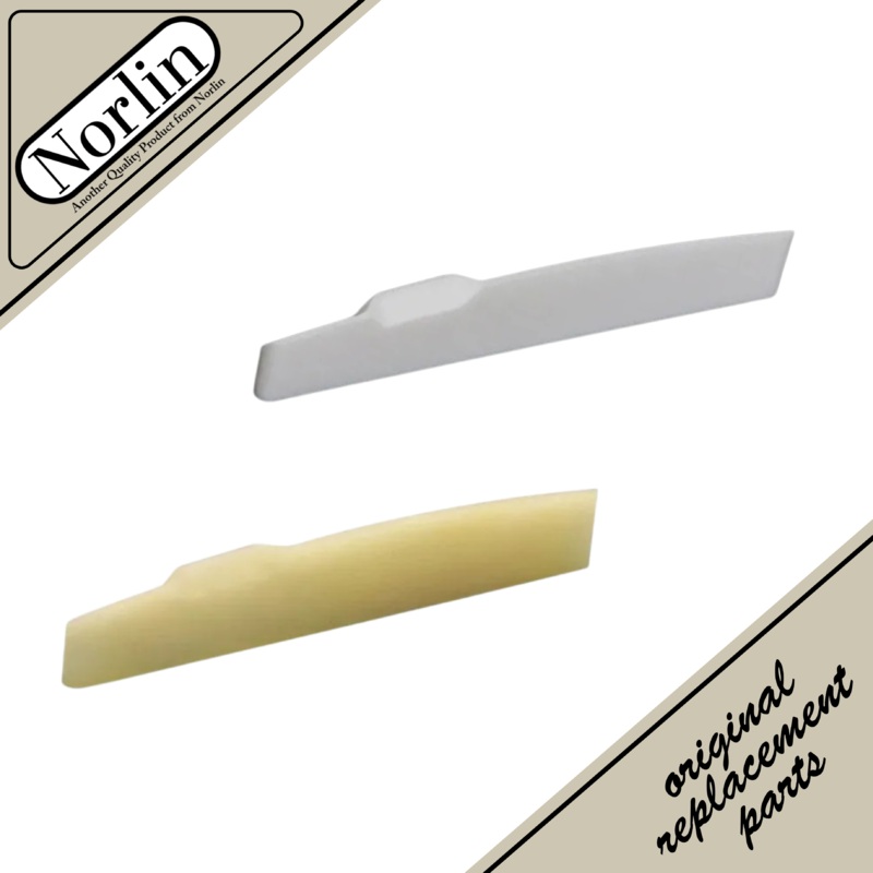 Vintage Historic Bone Saddle for Gibson Acoustic Guitars Bleached Bone