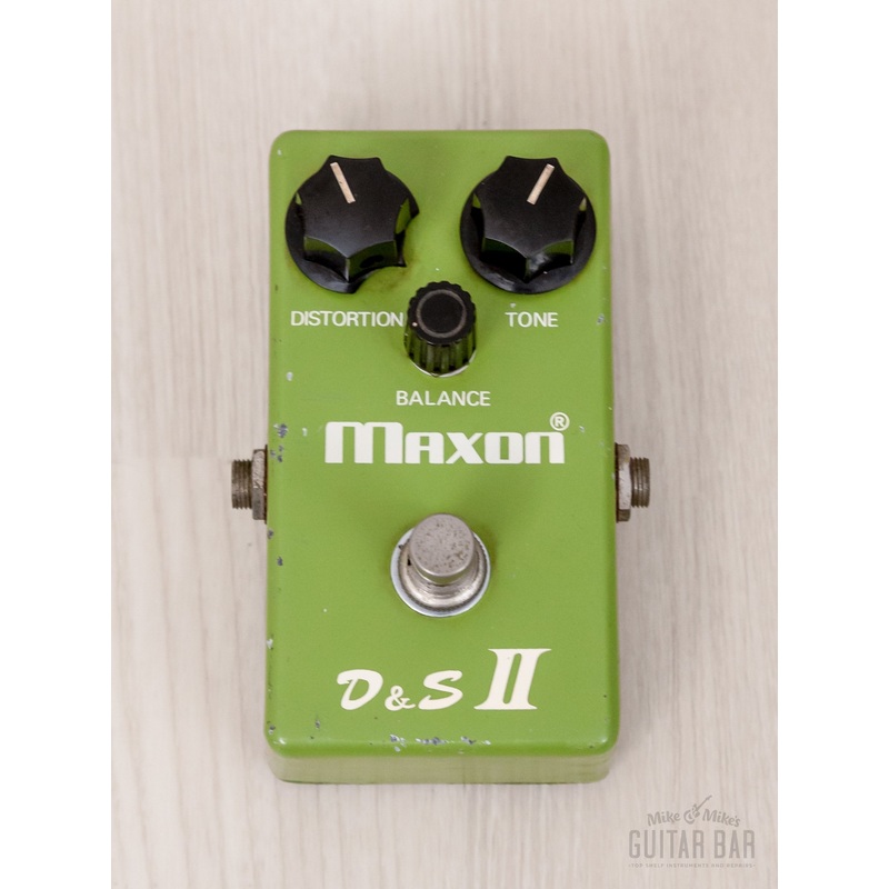 1970s Maxon D&S II Distortion Sustainer Vintage Overdrive Guitar Effects Pedal