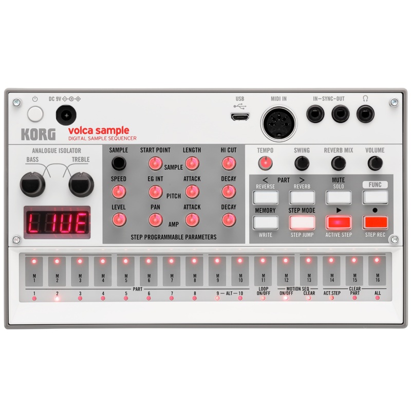 Korg VOLCASAMPLE2 Digital Sample Sequencer v2