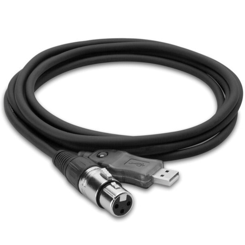 HOSA UXA-110 TRACKLINK Microphone to USB Interface 10' (Loc:4J)