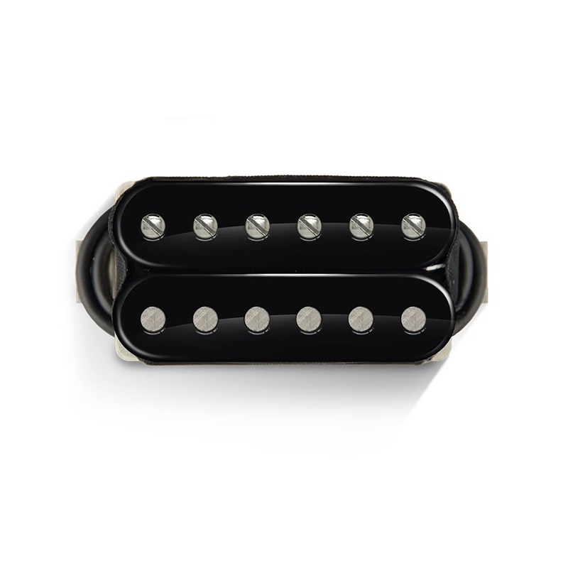 Bare Knuckle Painkiller Humbucker Pickup Set Standard Spacing Short Leg (Black Open-Coil)