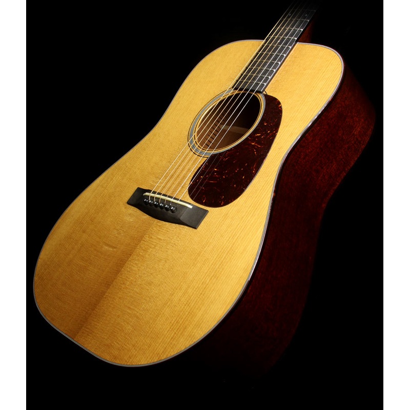 Used Huss & Dalton TD-M Thermo Cured Dreadnought Acoustic Guitar Natural