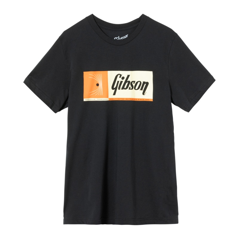 Gibson Quality Fretted Instruments Tee Black Small