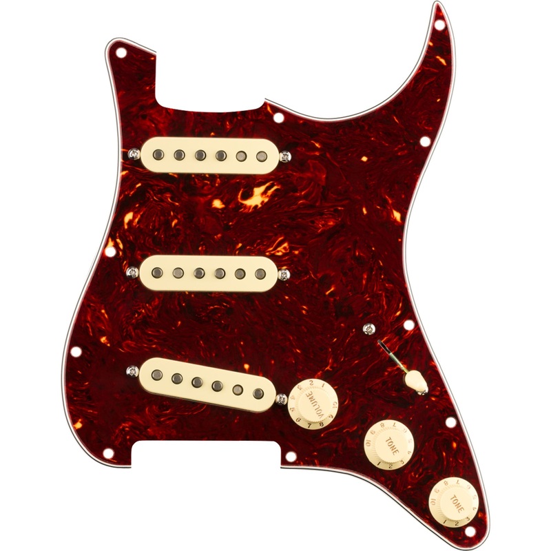 Fender Pre-Wired Strat Pickguard Tortoise Original '57/'62 Single-Coils