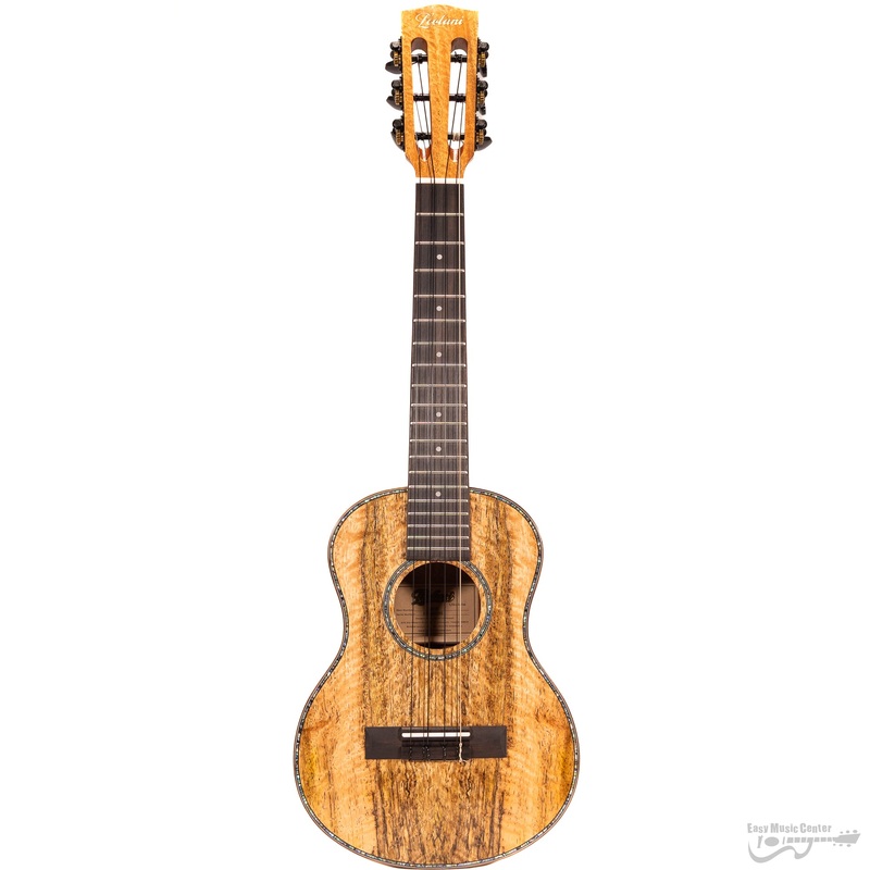 Leolani T85G6 Tenor Mango 6-String Ukulele w/ Slotted Headstock, TUX Finish