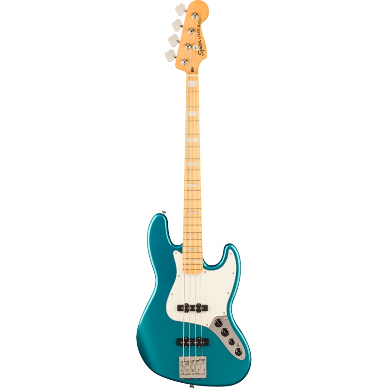 Squier 037-4543-508 Classic Vibe 70s J-Bass, Active, MN, Parchment PG, Ocean Turquoise