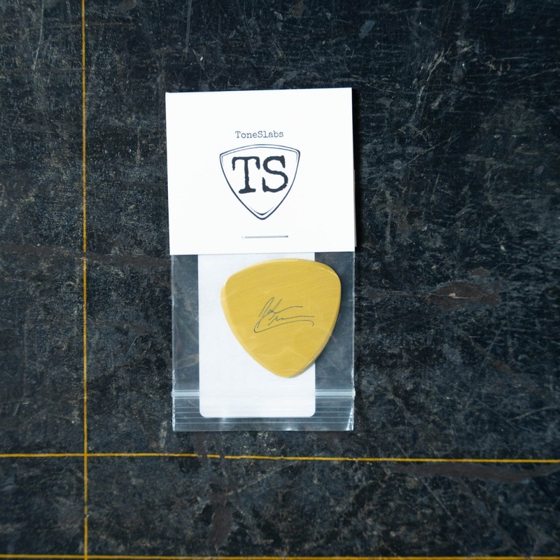 ToneSlabs Torlon *John Chapman* Signature XL Tri 3Rounded Corner Guitar Pick - 1.2 mm