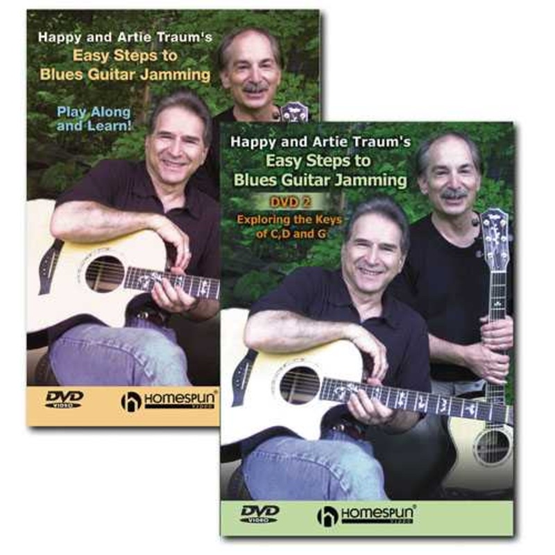 DVD - Happy and Artie Traum's Easy Steps to Blues Guitar Jamming: Two DVD Set