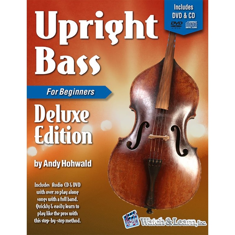 Watch & Learn Upright Bass for Beginners (Deluxe Edition) w/DVD & CD