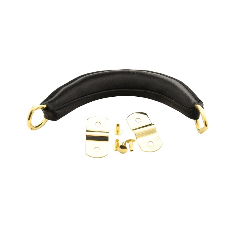 Deluxe Case Handle with Metal Rings & Brackets