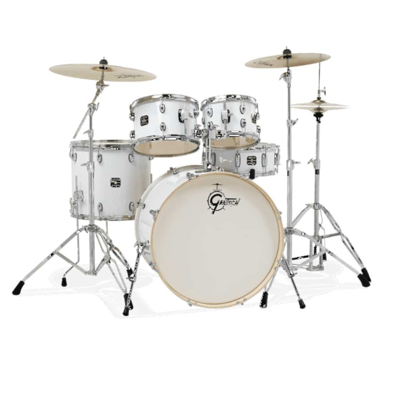 Gretsch GE4E825W Energy 5-Piece Drum Kit w/ Hardware - White