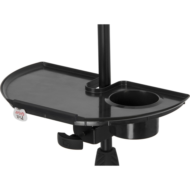 Gator GFW-MICACCTRAY Mic Stand Accessory Tray w/ Drink Holder