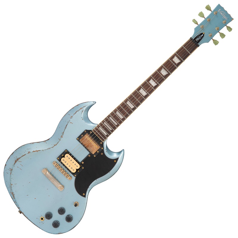Vintage VS6 ProShop Custom-Build ~ Heavy Distressed Gun Hill Blue