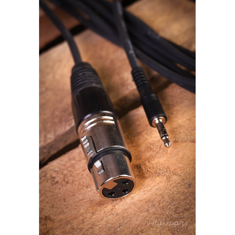 Yellow Cable K12-3 6.3mm Female XLR to 3.5mm TRS Mini-Jack