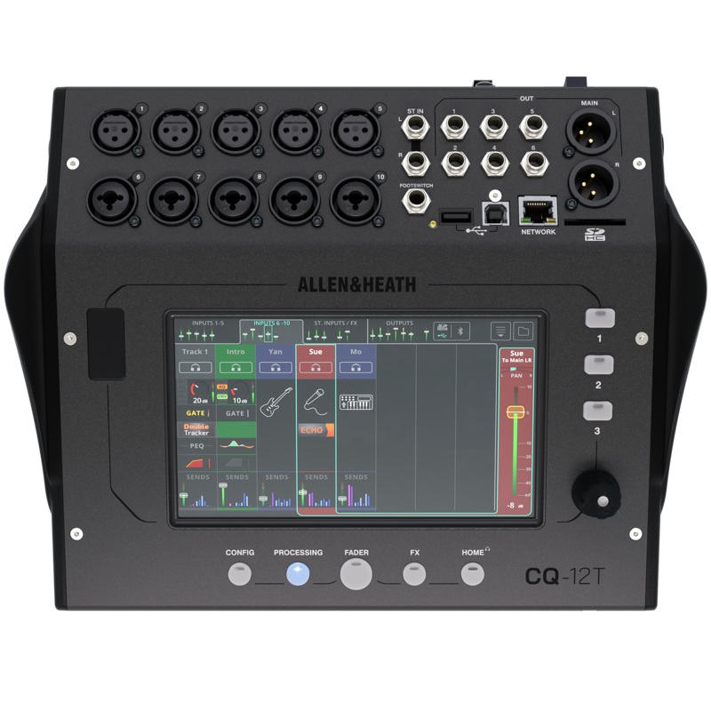Allen & Heath CQ-12T Compact 12-Channel Digital Mixer w/ Screen