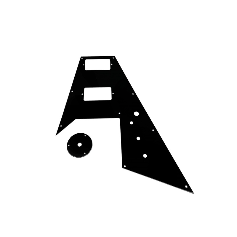 Shop Solo FV Style Pickguard, 3 Ply, Black Online