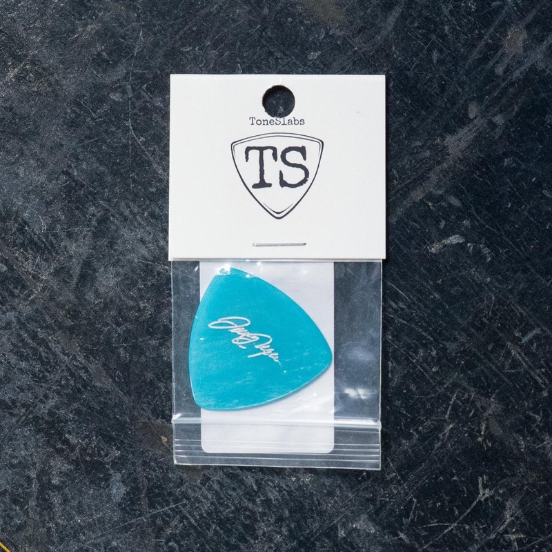 ToneSlabs Casein New Blue *Jeremy Chapman* Signature XL Tri Corner Guitar Pick - 1.3 mm
