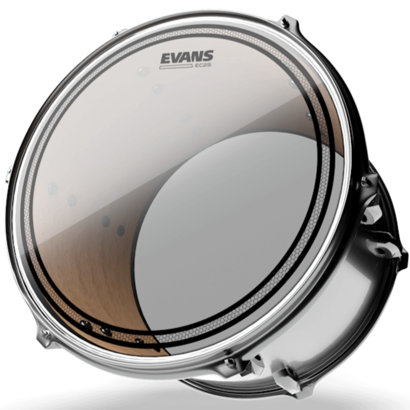 Evans TT14EC2S EC2 Clear Drum Head, 14 Inch