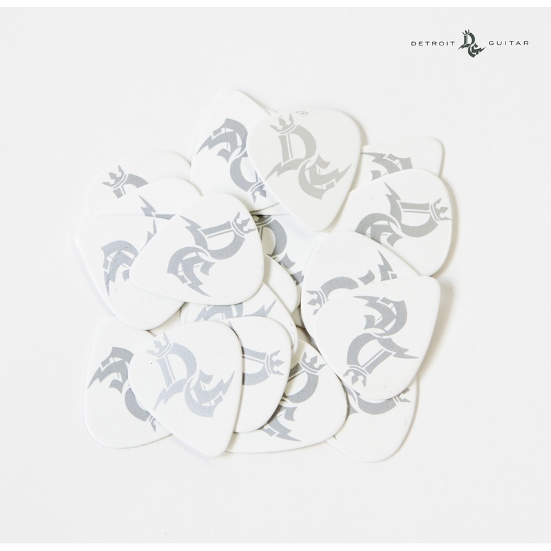 Detroit Guitar Heavy Pick White (Bag of 20)