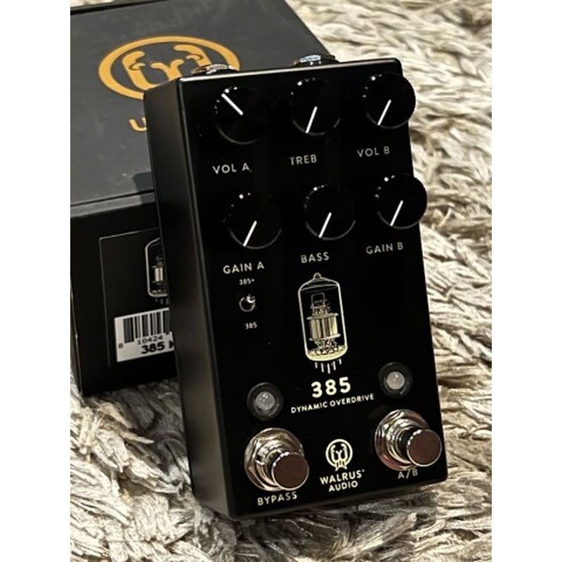 Walrus Audio 385 Overdrive MKII Guitar Effects Pedal in Black Single variant