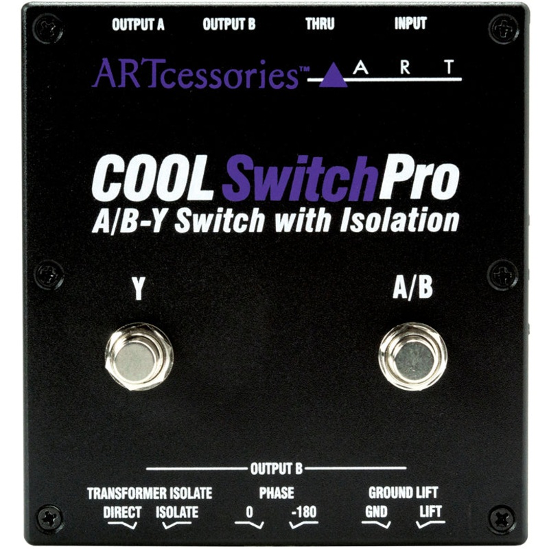 ART COOLSWITCHPRO A/B-Y Switch Box Pedal w/ Isolation