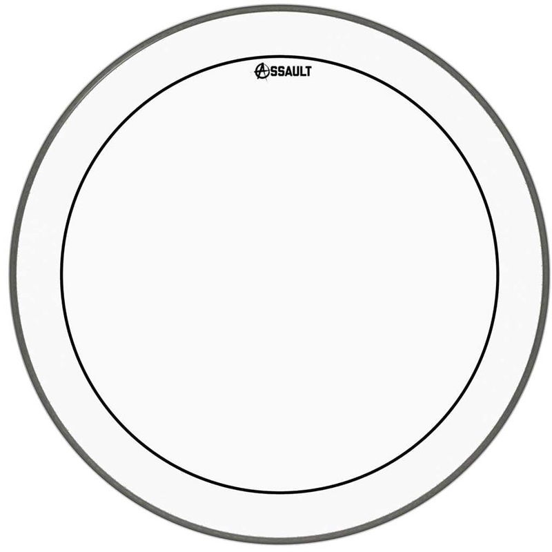 Assault Drumhead 14" Pinstripe Batter Head Clear
