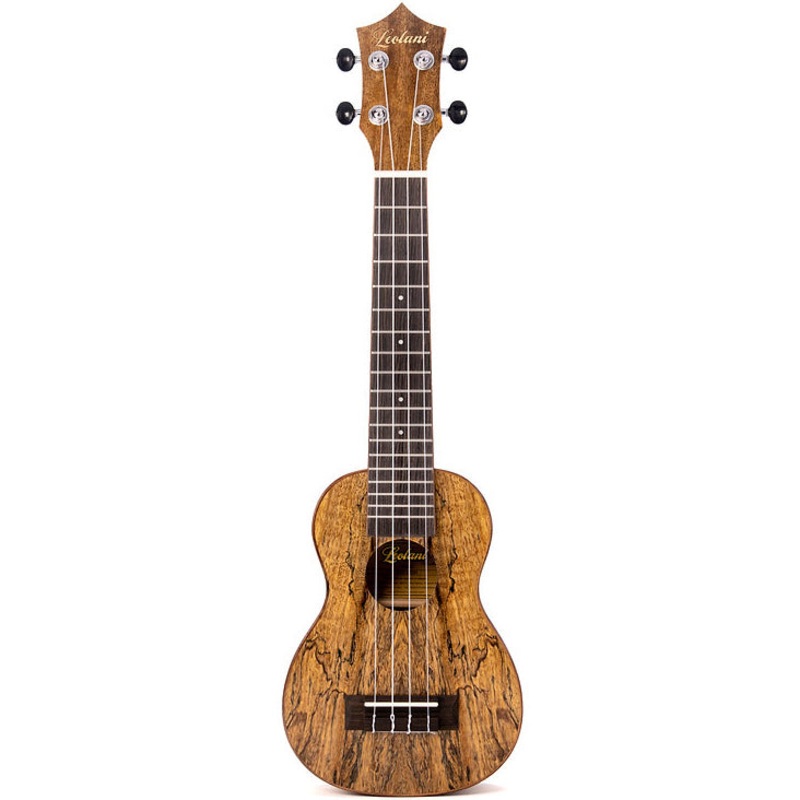 Leolani SQ85G Soprano Long-Neck Mango Ukulele, TUX Finish