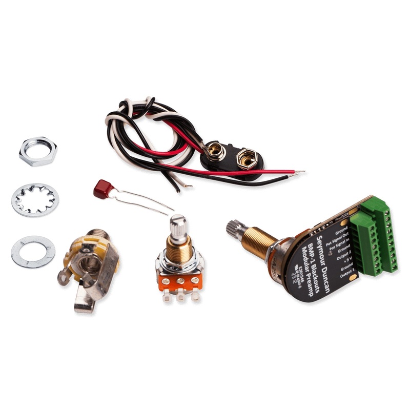 Seymour Duncan Blackouts Coil Pack Pickups and Modular Preamp Set (Black)