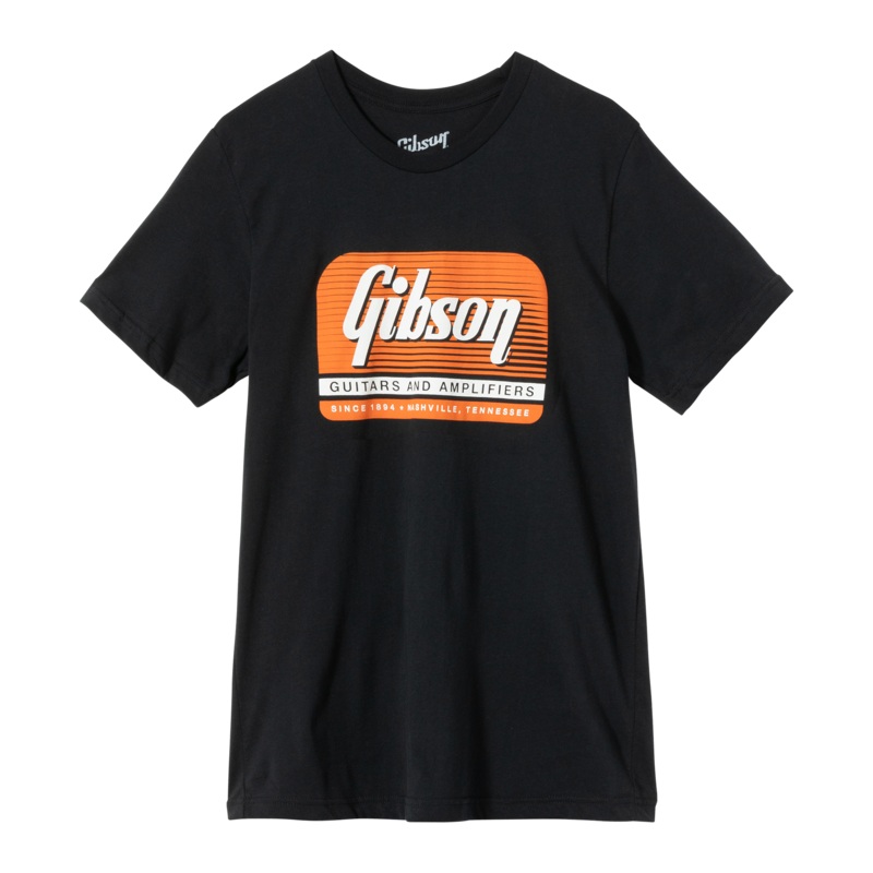 Gibson Guitars and Amplifiers Tee Black Small