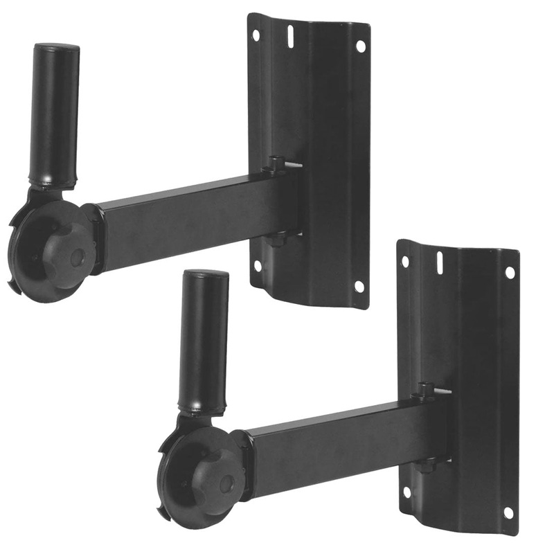 On-Stage SS7322B Adjustable Wall Mount Speaker Bracket, Pair