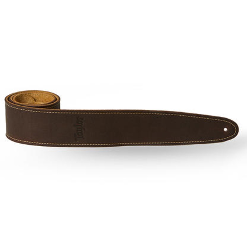 Taylor 4101-25 Taylor Strap, Suede Back, 2.5", Chocolate Brown Leather