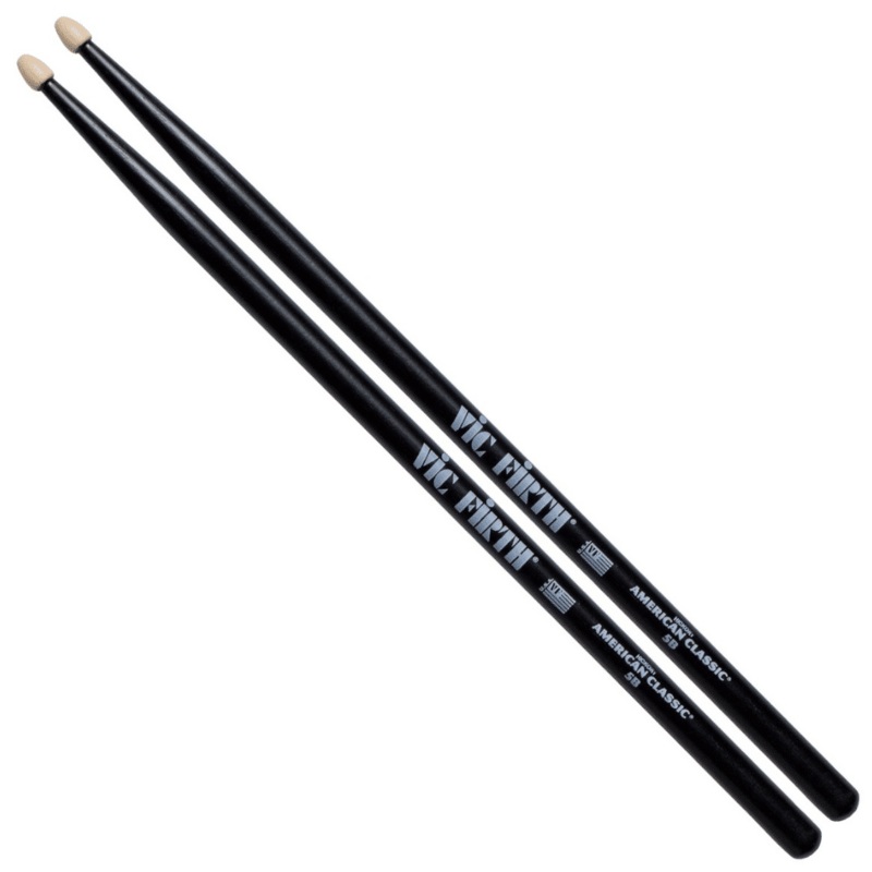 Vic Firth American Classic Drumsticks - 5B - Black