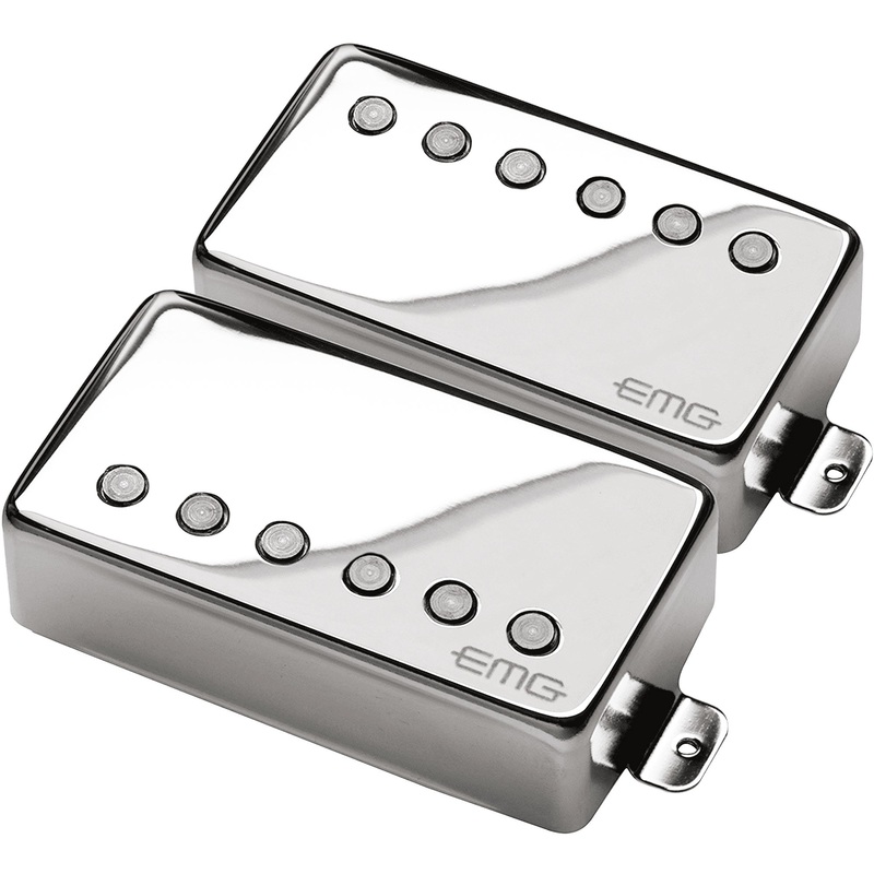 EMG JH HET Set James Hetfield Signature Humbucker Pickup Set Chrome