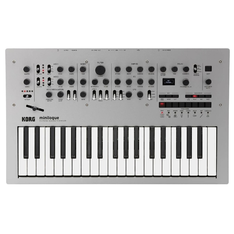 Korg MINILOGUE 37-mini Key Synthesizer & Vocoder