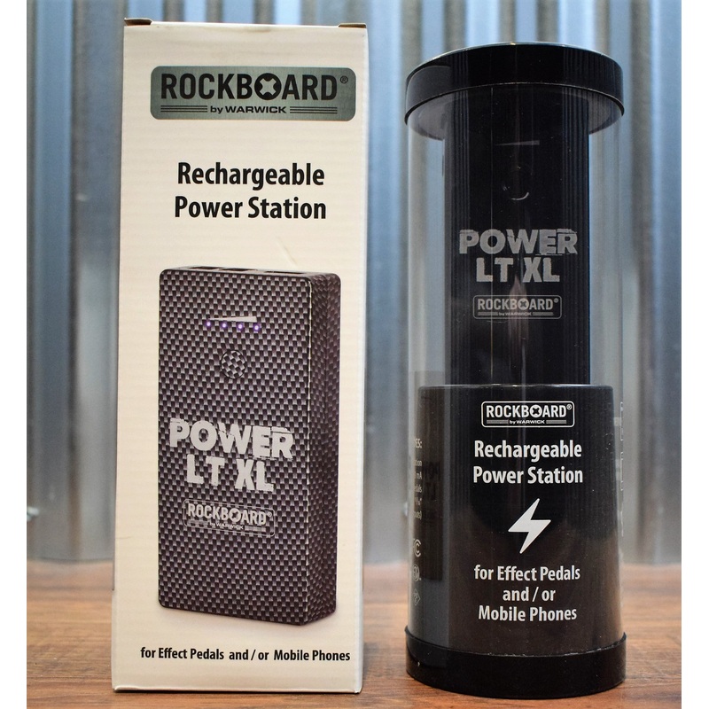 Warwick Rockboard Power LT XL 9v Rechargeable Guitar Effect Pedalboard Power Supply Black