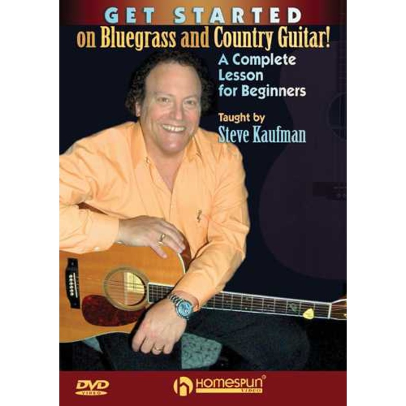 DVD - Get Started On Bluegrass and Country Guitar!-A Complete Lesson for Beginners