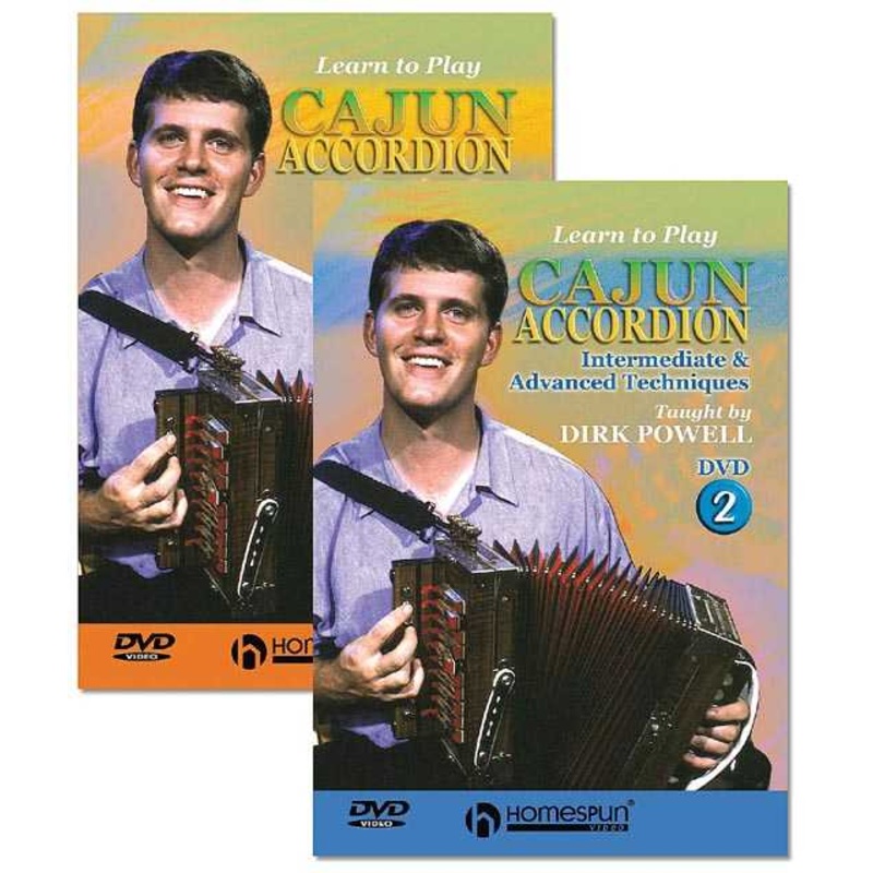 DVD - Learn to Play Cajun Accordion: Two DVD Set