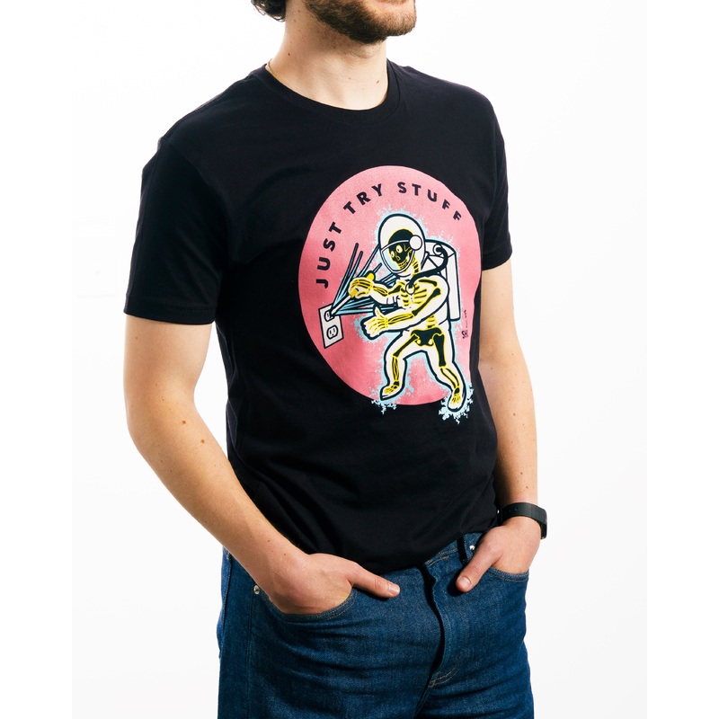 "JUST TRY STUFF" T-Shirt S