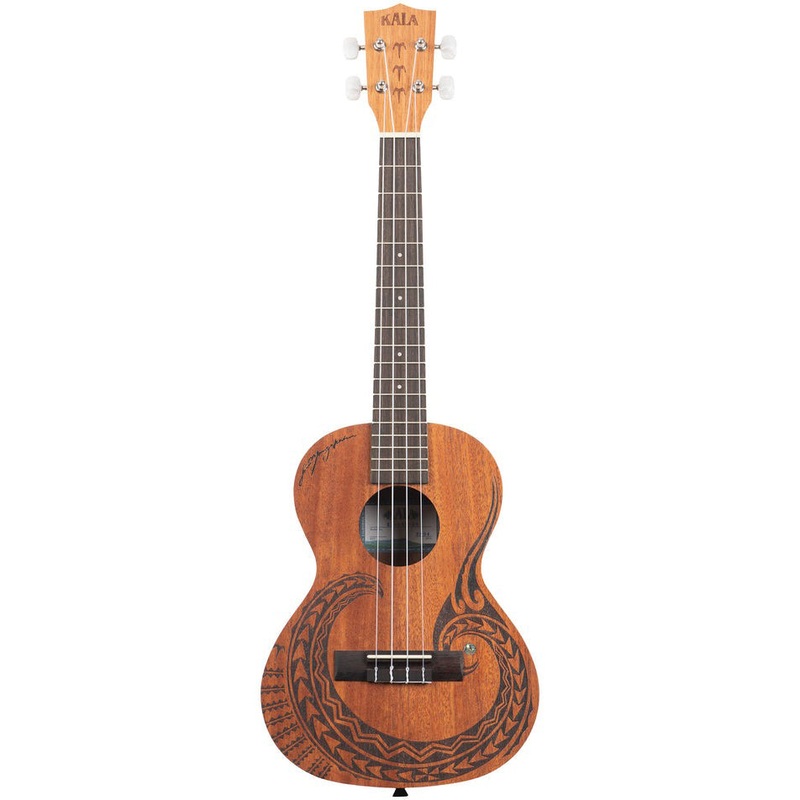 Kala KA-COURAGE-T Tenor Mahogany Ukulele, "Courage" Design