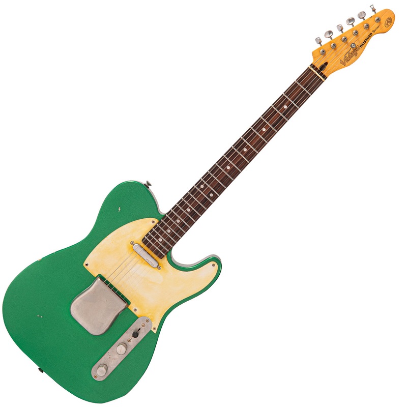 Vintage V62 ProShop Unique ~ New Dawn Green (Contact: Richards Guitars. www.rguitars.co.uk)