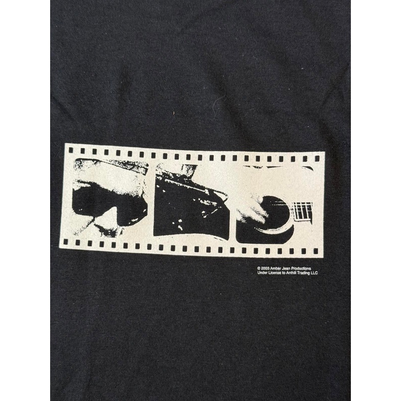 VTG Neil Young T-shirt Tour Neil Young Europe Solo 2003 XL XL Black