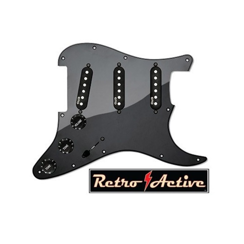 EMG RA-2 Pro Series Prewired Pickguard in Black - 6052 | Solo Music Gear
